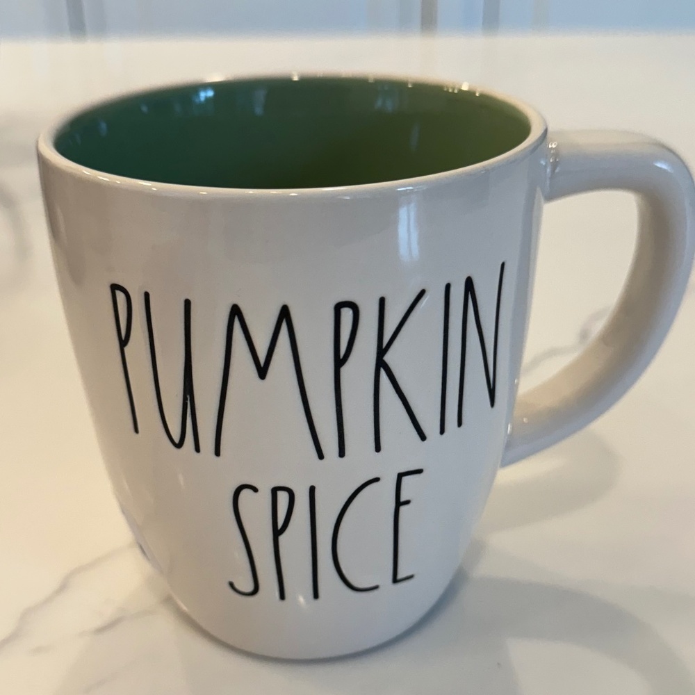 Rae Dunn PUMPKIN SPICE mug, double sided,Autumn,Fall,Artisan Collection